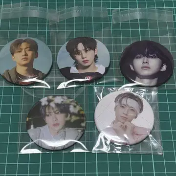 &TEAM FUMA 캔뱃지 5개 세트