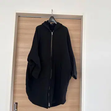 리미푸 오버 사이즈 풀 집업 후드티 / 블랙