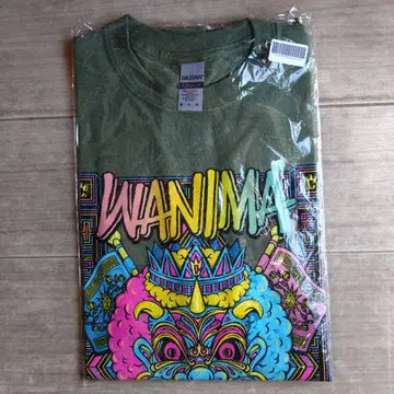 WANIMA 카미나챠 티셔츠 M 카키