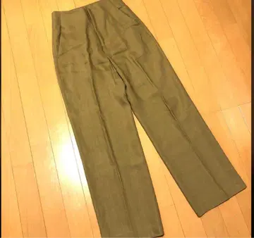United arrows 린넨 스트레이트 팬츠 34 클리닝 완료
