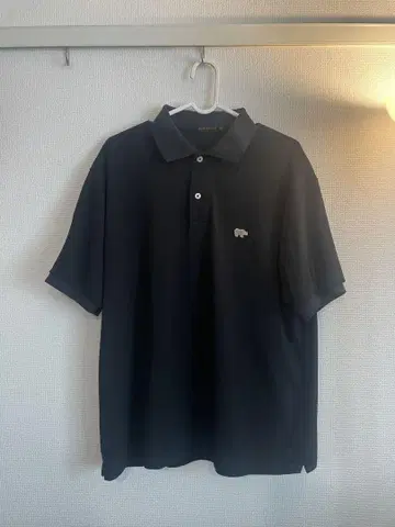 SCYE BASICS 블랙 피케 셔츠 38