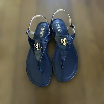 랄프 로렌 네이비 플립플랍