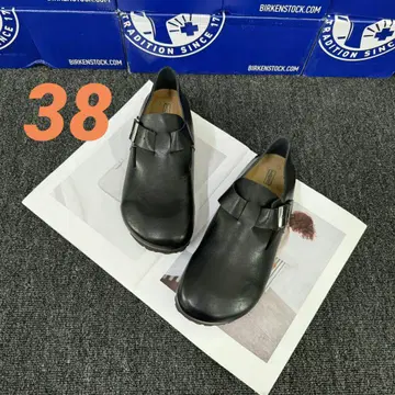 BIRKENSTOCK 버켄스탁 가죽 신발 블랙