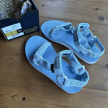 Teva 스카이블루 스포츠 샌들 6 W