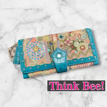 ThinkBee! 싱크비 장지갑 새상품급 다수 수납 스팽글 비즈