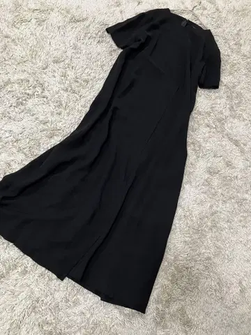 풀두 pour deux 반팔 롱 원피스 블랙 이너 포함 맥시 길이