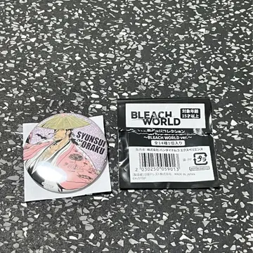 BLEACH WORLD 캔뱃지 컬렉션 교가쿠 슈스이