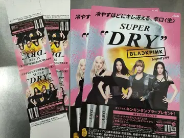 BLACKPINK SUPER DRY 포스터 A4 사이즈