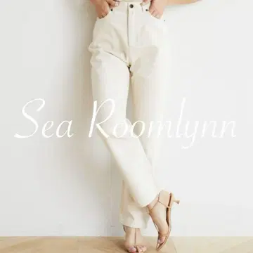 Searoomlynn 화이트 데님 팬츠