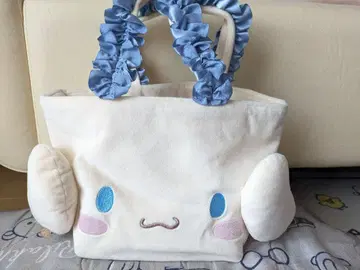 메종 드 플뢰르 시나모롤 수주 프릴 핸들 토트백
