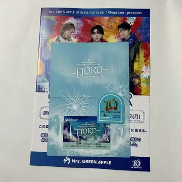 Mrs. GREEN APPLE FJORD 10주년 요코하마