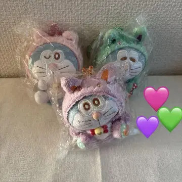 도라에몽 봉제 인형 마스코트 3개 세트