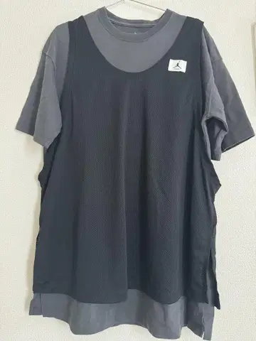 Jordan 레이어드 티셔츠 블랙/그레이