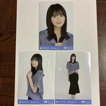 노기자카46 엔도 사쿠라 브로마이드 메쉬 니트 컴프 시즈오카