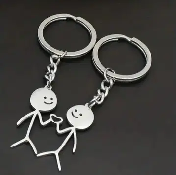 페어 키링 키링 스테인리스