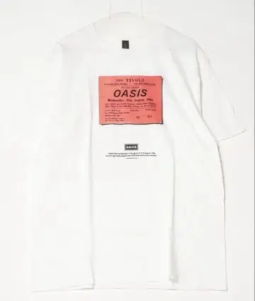 oasis 티셔츠 티켓 CD DVD 굿즈 MUSIC TEE