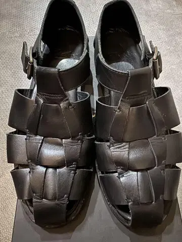 파라부트 퍼시픽 41 블랙 구르카 샌들