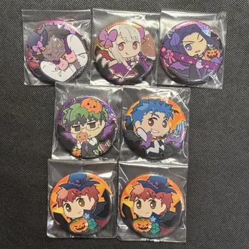 Fate HF ufotable cafe 할로윈 캔뱃지 세트 홀로그램 포함