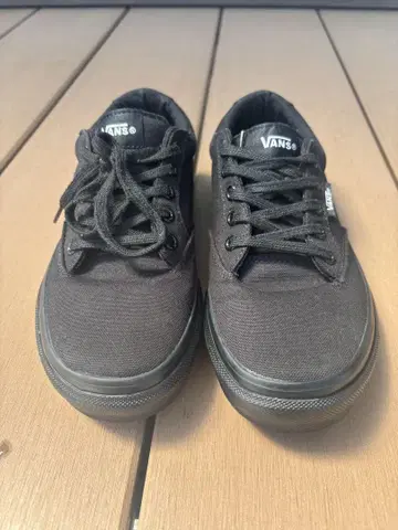 Vans, 로우 컷, 블랙, 스니커즈, 23cm