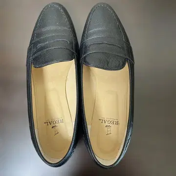 REGAL 블랙 로퍼 24.5cm