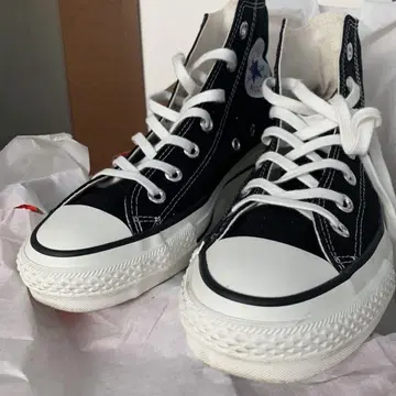 새상품급 컨버스 올스타 블랙 메이드 인 재팬 24.5cm