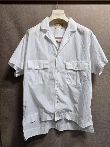 cantate ShortSleeveShirt 오픈 카라 셔츠 반팔