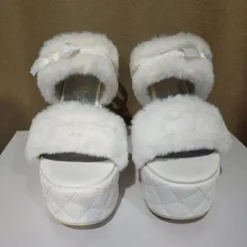 요스케 통굽 퍼 샌들(4450067)WH