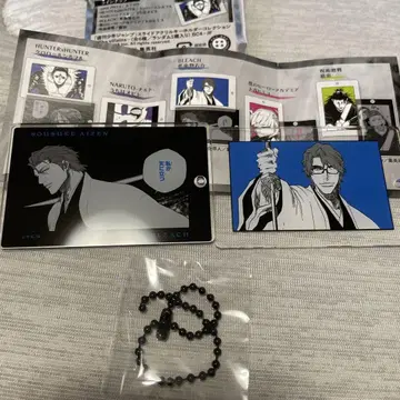 BLEACH 네이비 나염 소우스케 슬라이드 아크릴 키링