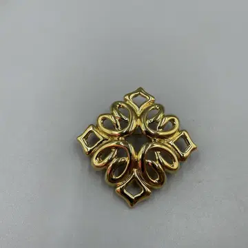 219Monet 골드 사각형 브로치