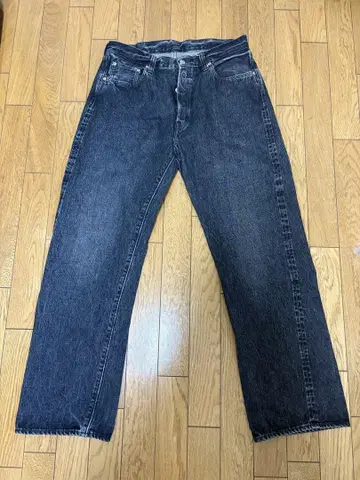 SUGAR CANE 1947 가공 블랙 청바지 W33