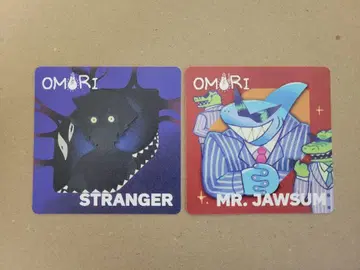 OMORI STRANGER MR. JAWSUM 게이머 구운 코스터