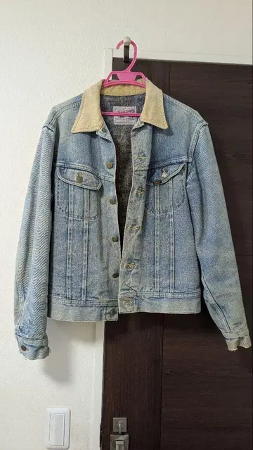 80s USA제 Lee 스톰 라이더 데님 자켓