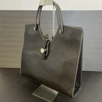 BAGLIONI 가죽 토트백 블랙