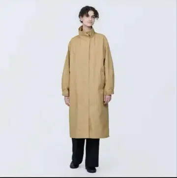 MUJI 발수 스탠드 카라 코트