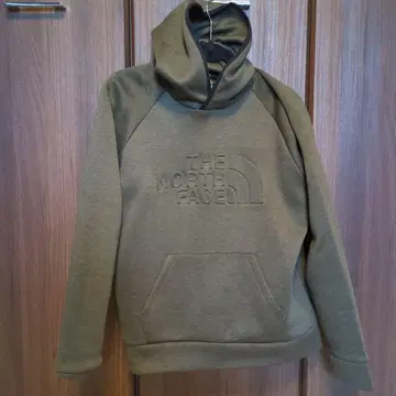 THE NORTH FACE 후드 부착 후드티 올리브
