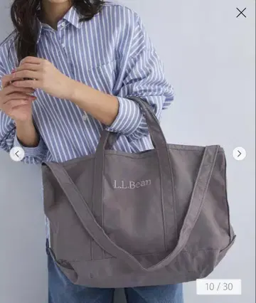 <L.L.Bean>글로세리 토트 백 라이트 그레이