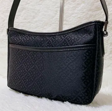 미사용급 BALLY 발리 B 모노그램 숄더백 핸드백 블랙