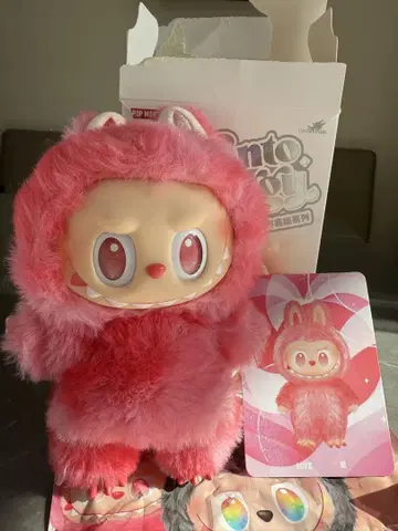 러브 POP MART HOPE 빨간색 봉제 인형