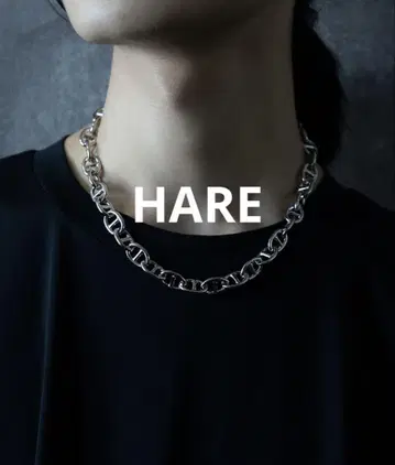 HARE 피그 노즈 체인 목걸이