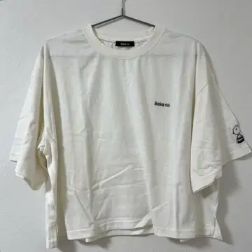 Bokanii SNOOPY 포인트 로고 티셔츠 F 사이즈