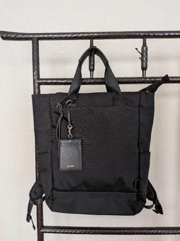 블랙 나일론 토트백 대용량 anello