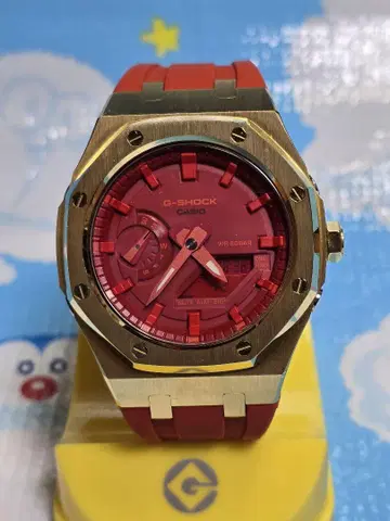 카시오 커스텀 G-SHOCK GA-2100 레드