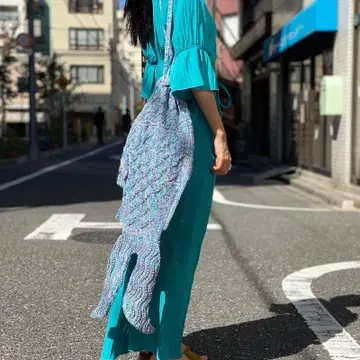 ritsu 피쉬 토트백 기미야 상점 쿠라마에