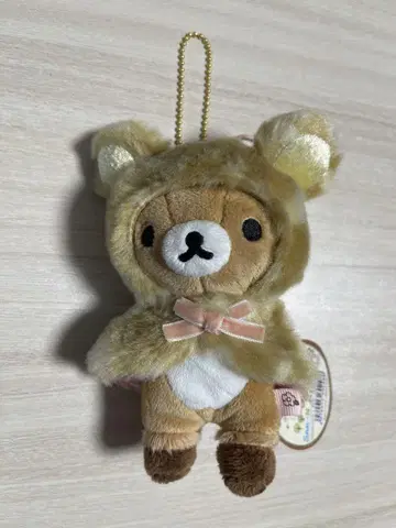 리락쿠마 후드 부착 봉제 인형