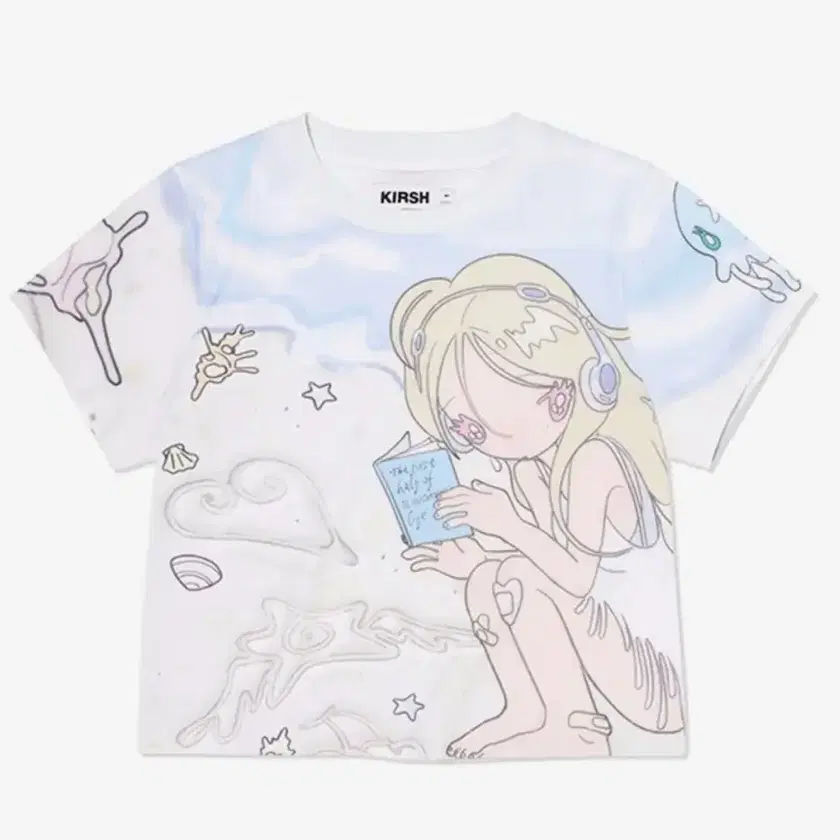 ★KIRSH★ Kirsh X Sun One Bird Ringer T-Shirt Dark Sky ☆KIRSH☆ Kirsh X Sun One Bird Ringer T-Shirt Dark Sky