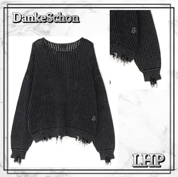 정품 댄케쉔 CHEMICAL MESH KNIT CREWNECK