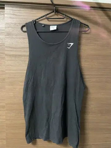 헬스장 샤크 GYMSHARK 블랙 슬리브리스 M