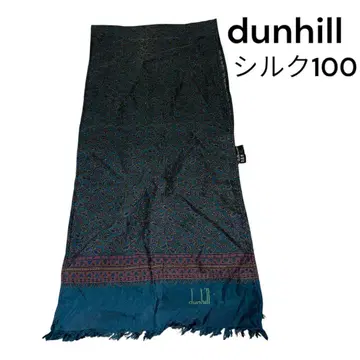 Dunhill 던힐 머플러 스톨 숄 스카프 SILK 실크 실크 100%