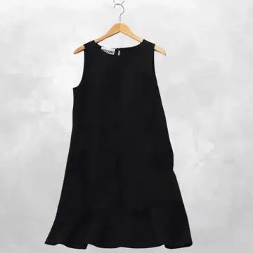 모스키노 MOSCHINO 크루넥 슬리브리스 무릎 기장 원피스 38
