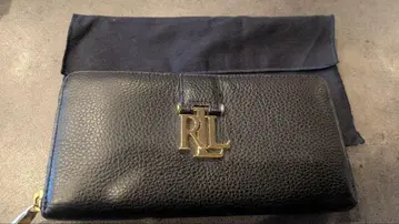 랄프 로렌 Ralph Lauren 블랙 가죽 장지갑